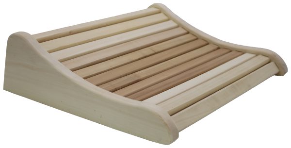 SAUNIA LAUDETYYNY LUXUS 34 X 38 CM HAAPA JA  LÄMPÖKÄSITELTYÄ PUUTA