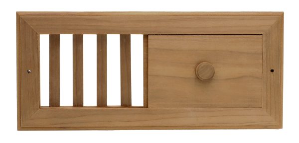SAUNIA IV-RITILÄ LIUKUOVELLA 30 X 13 X 3 CM, LÄMPÖKÄSITELTY PUU